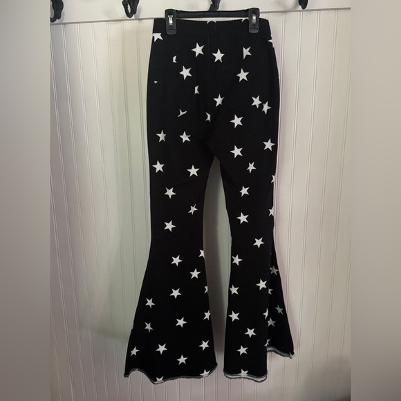 ALTAR’D STATE | NWT Star power flare jeans pants | Black White Sz Small - Picture 5 of 9